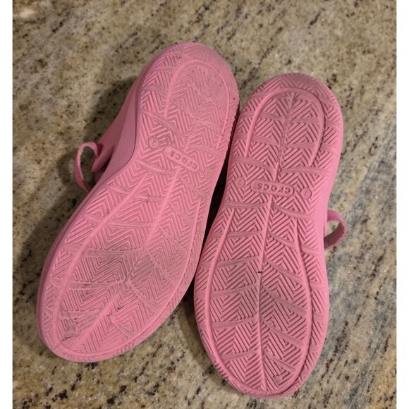 Crocs 206267 Kids Pink Lemonade Swiftwater Expedition Sandals Straps Size US J2 - Picture 12 of 14